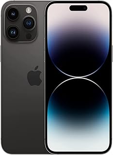 Apple iPhone 14 Pro Max Space Black 256GB (Renewed)